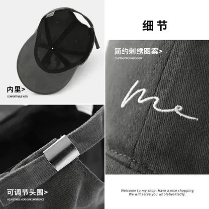 Retro Letter Embroidery Baseball Cap – Adjustable Unisex Hat