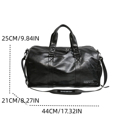 PU Leather Gym Duffel Bag – Premium Travel & Fitness Bag
