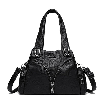 Luxury Leather Shoulder Bag for Women – Designer Crossbody Handbag