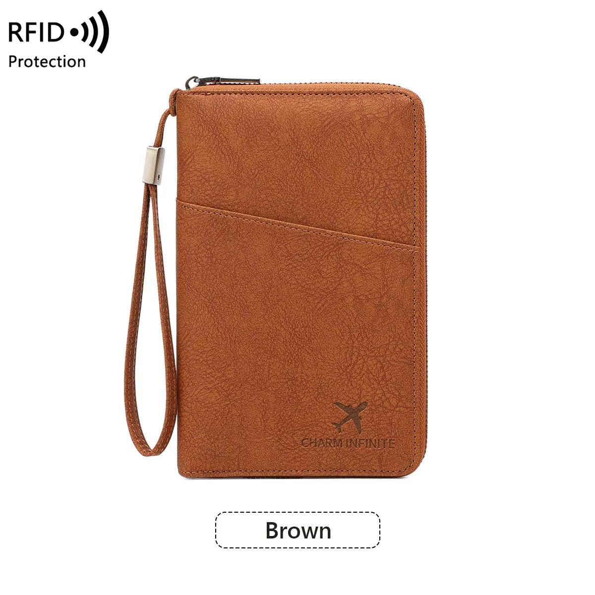 RFID Blocking Passport Wallet & Travel Document Holder