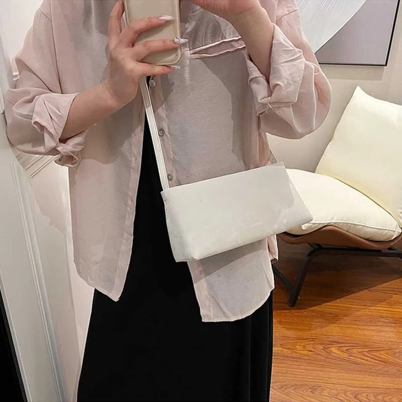 PU Leather Square Underarm Bag – Women's Trendy Shoulder Purse