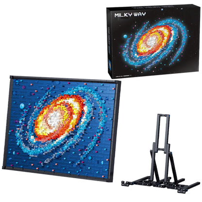 Milky Way Galaxy MOC Micro Blocks Painting Kit