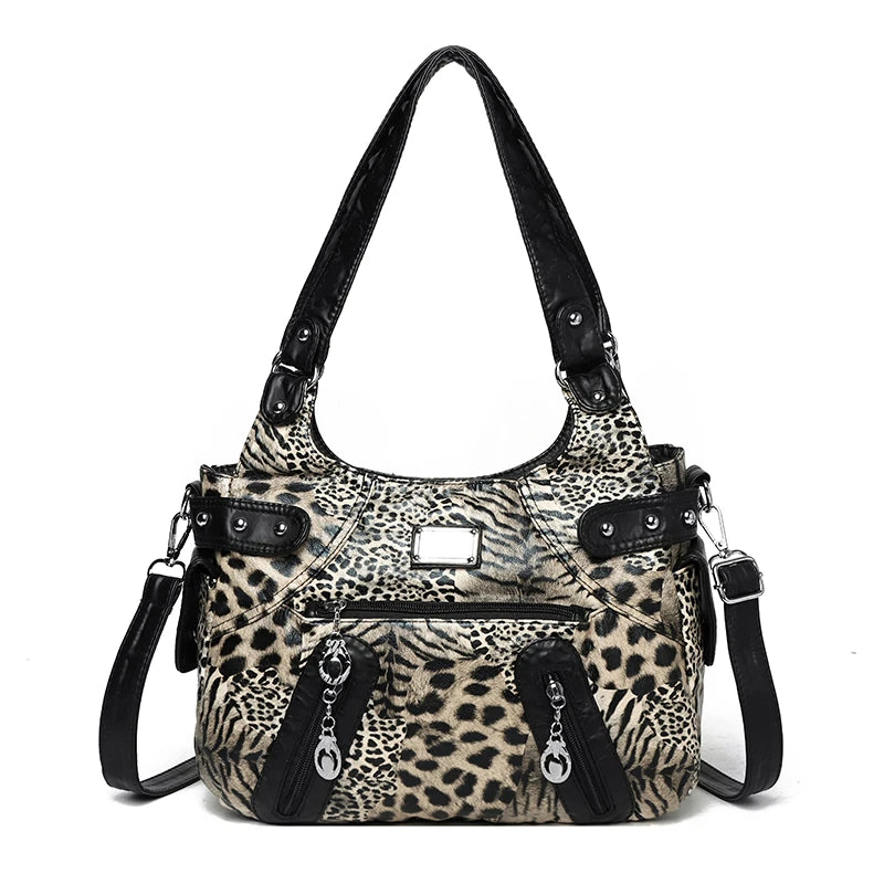 Hobo Bag for Women – Washed Soft PU Leather Shoulder Tote