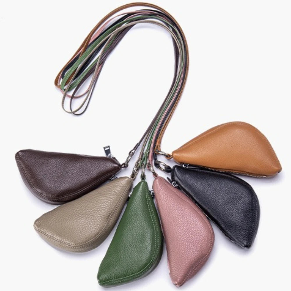 Lanyard Neck Coin Purse – Korean Style Mini Wallet with Wrist Strap