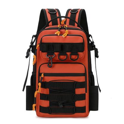 Tactical Fishing & Camping Backpack with Rod Holder – MOLLE Outdoor Sports Bag