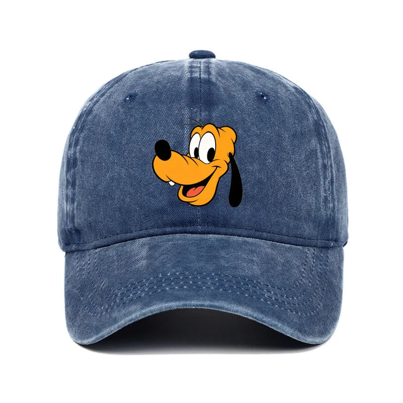 Cartoon Character Baseball Cap – Vintage Washed Unisex Hat