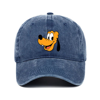 Cartoon Character Baseball Cap – Vintage Washed Unisex Hat
