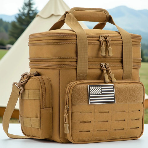 Tactical Lunch Box – Expandable 18L Insulated Cooler Bag with MOLLE