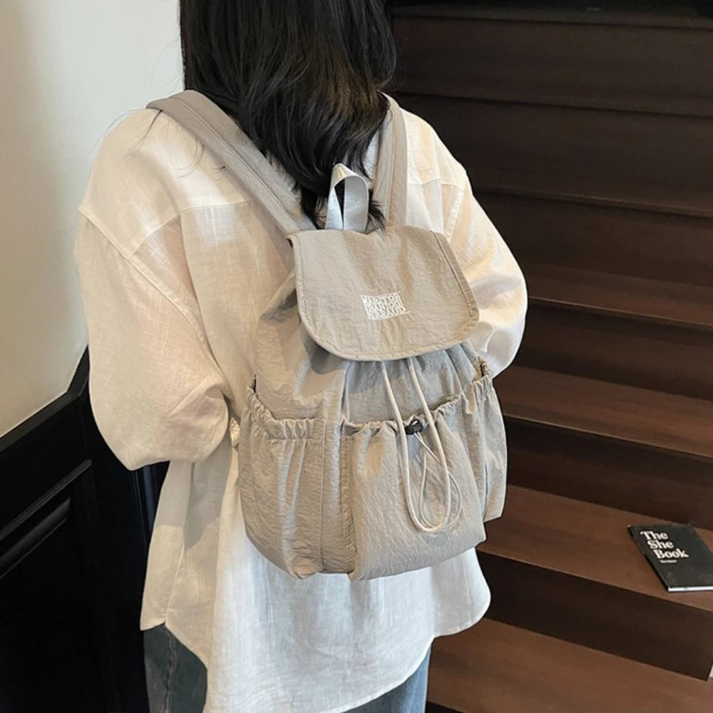 Casual Lightweight Backpack for Women – Large Capacity Student Bag