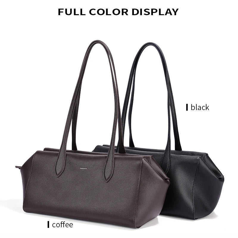 Genuine Leather Underarm Bag – Women's Top Grain Shoulder Bag