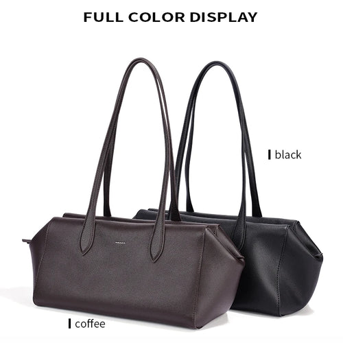 Genuine Leather Underarm Bag – Women's Top Grain Shoulder Bag