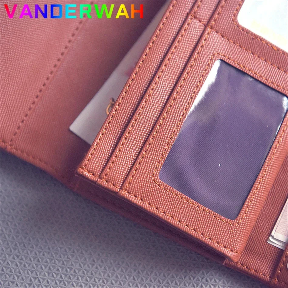 Vintage Hollow-Out Leather Wallet Clutch Purse for Women
