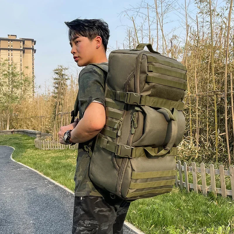 60L Tactical Backpack – Large Capacity Military Bag for Hiking & Travel