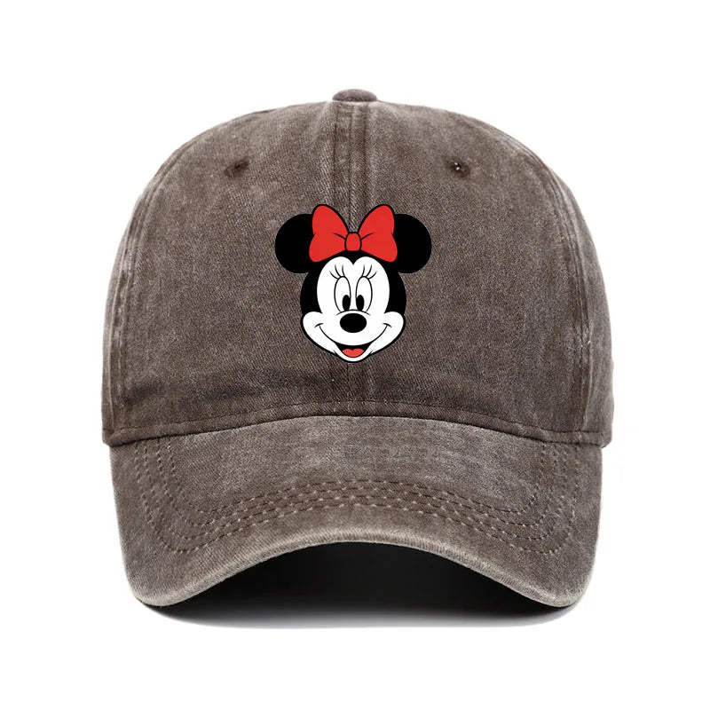 Cartoon Character Baseball Cap – Vintage Washed Unisex Hat