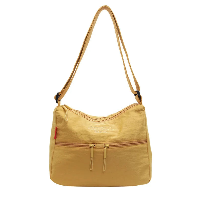 Lightweight Nylon Crossbody Bag for Women – Large Capacity Shoulder Bag