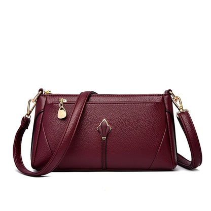 Elegant PU Leather Crossbody Bag – Women's Shoulder Purse