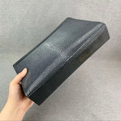 Stingray Skin Men's Luxury Envelope Clutch Bag
