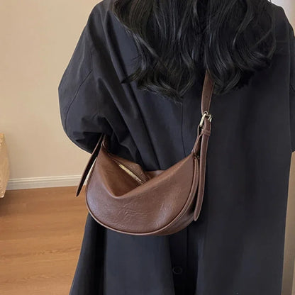 Women's Large Capacity Crossbody Bag – Soft Leather Shoulder Hobo Handbag