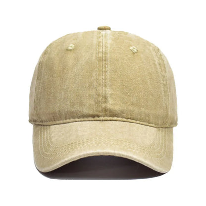 Vintage Washed Baseball Cap – City Embroidery Unisex Dad Hat
