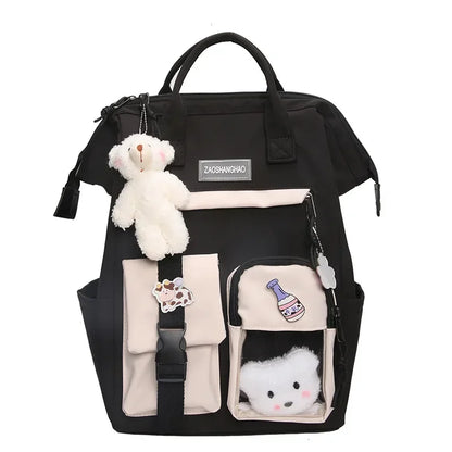 Kawaii Backpack for Women Teen Girls Cute School Bag