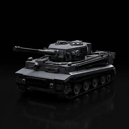 Tiger I Tank MOC Building Set – 1:28 Scale Military Bricks