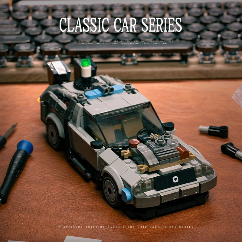 DeLorean Time Machine MOC Building Blocks – 3-Mode Car Set