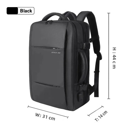 Waterproof Anti-Theft Laptop Backpack 15.6" – Business Travel Bag for Men