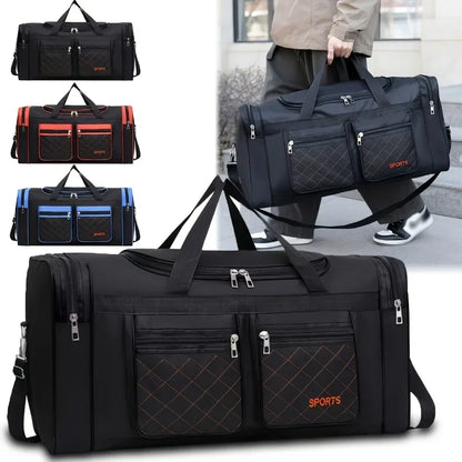 Large Capacity Sports Duffel Bag with Multiple Pockets for Travel & Gym