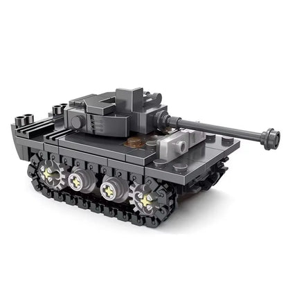 Military Tank Building Blocks Set – Army DIY Brick Toy