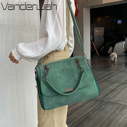 Luxury Soft Leather Crossbody Handbag for Women
