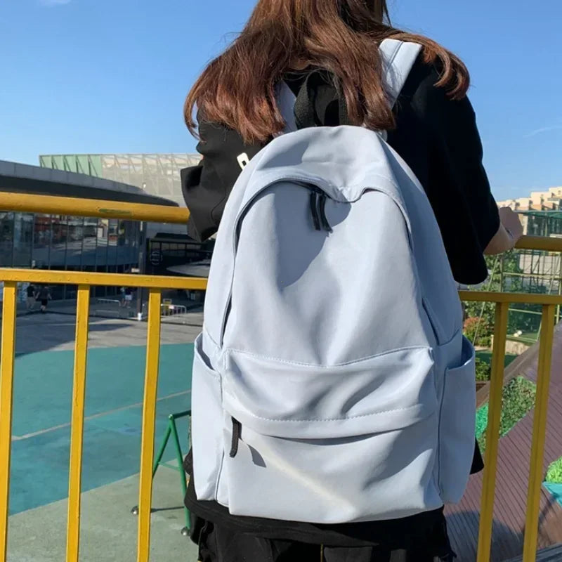 Waterproof Nylon Backpack – Large Capacity Travel & Laptop Bag