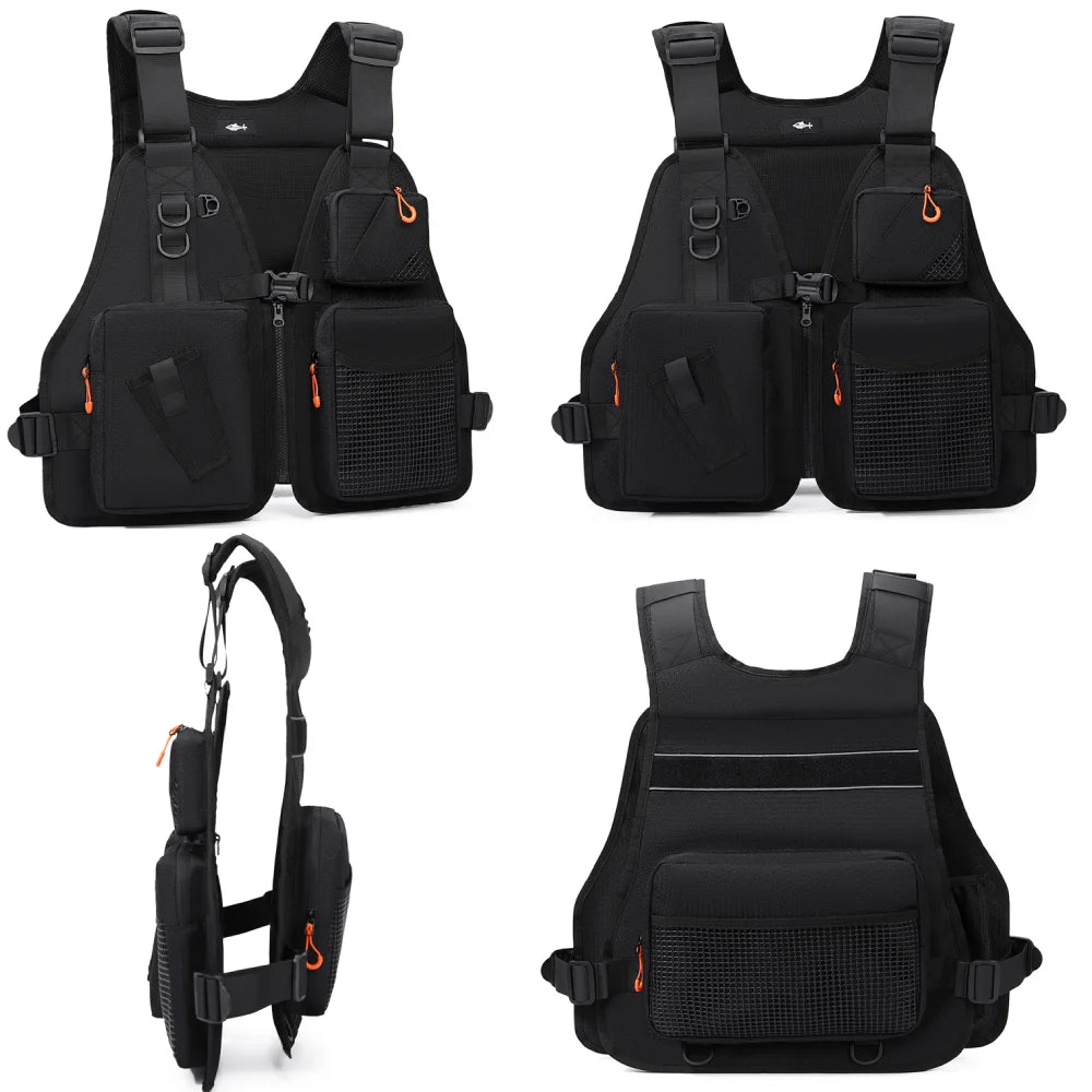 Fly Fishing Vest – Tactical Mesh Chest Rig for Men & Women