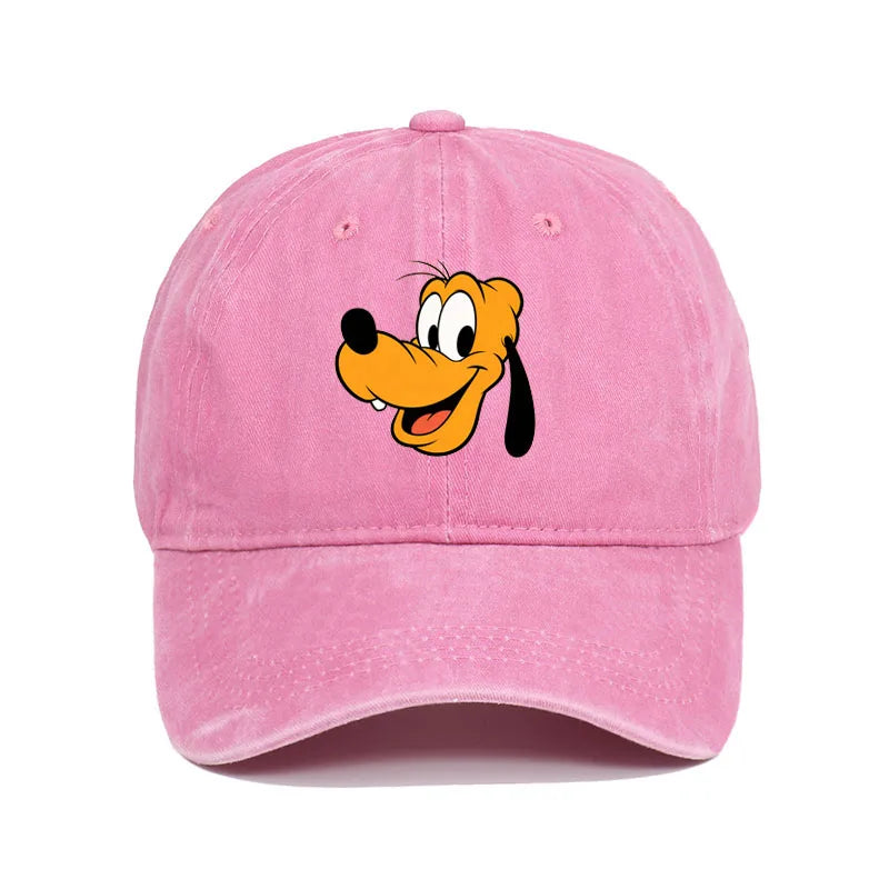 Cartoon Character Baseball Cap – Vintage Washed Unisex Hat