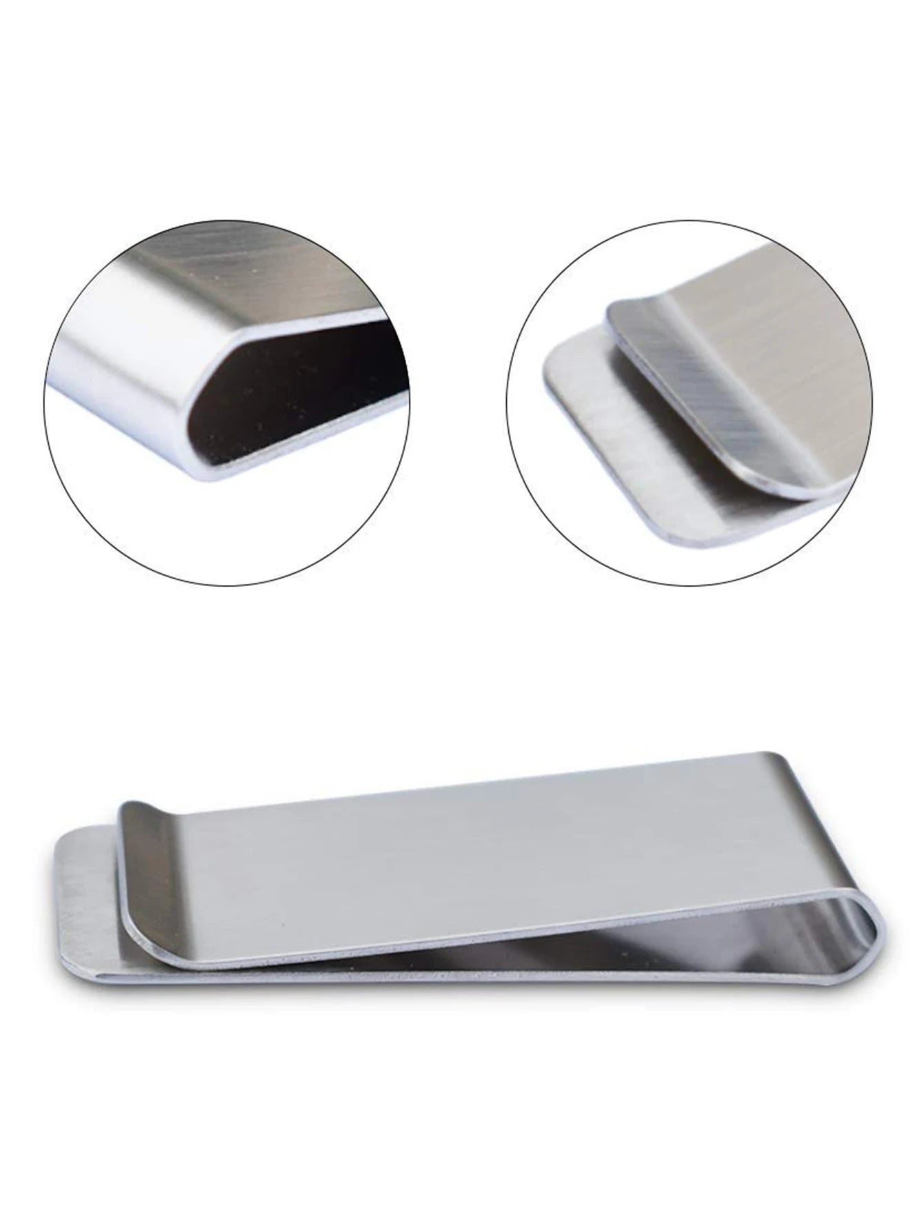 Stainless Steel Money Clip for Men – Ultra-Thin Minimalist Cash Clip