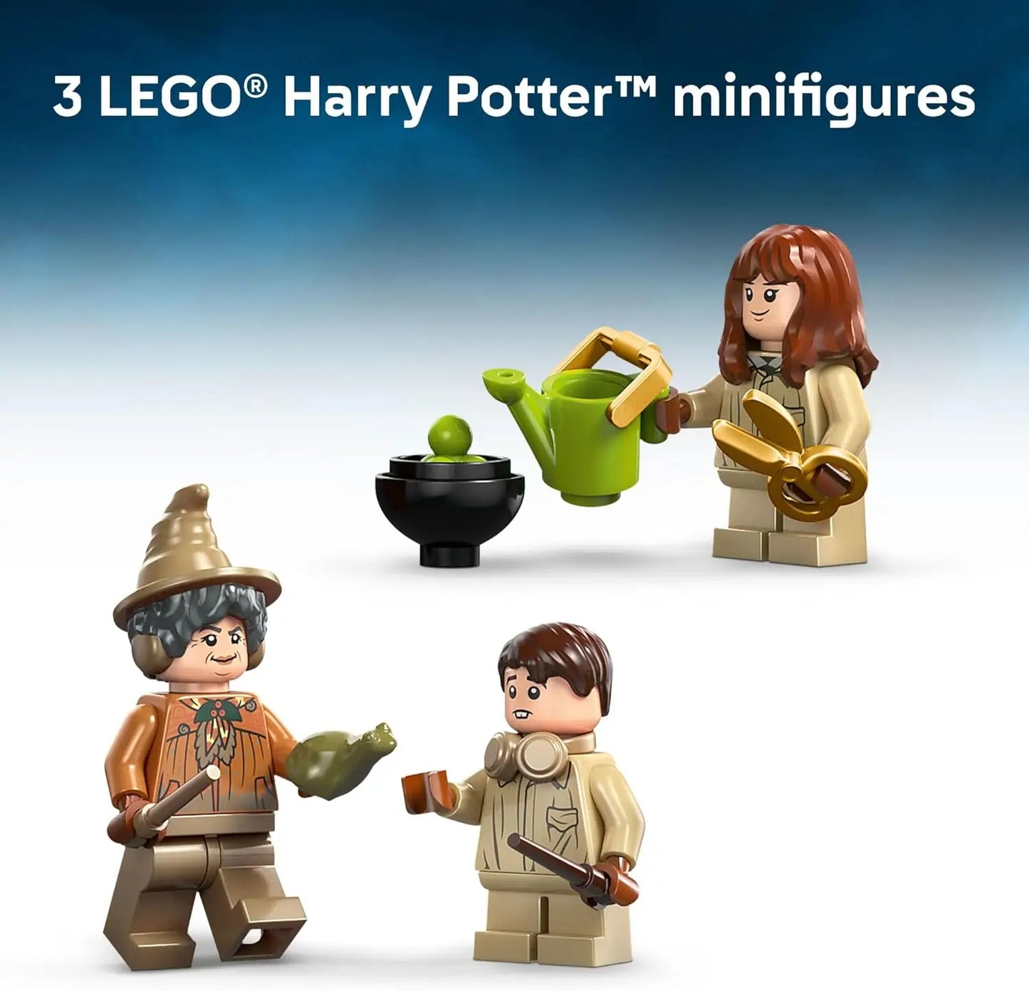 LEGO 76445 Harry Potter Hogwarts Castle: Herbology Class – 390 Pieces