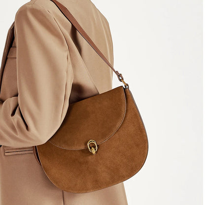 Mini Matte Leather Crossbody Shoulder Bag for Women