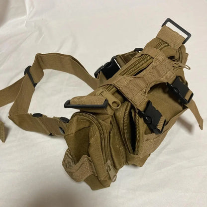 Tactical Waist Pack – MOLLE Crossbody Shoulder Bag for Outdoor