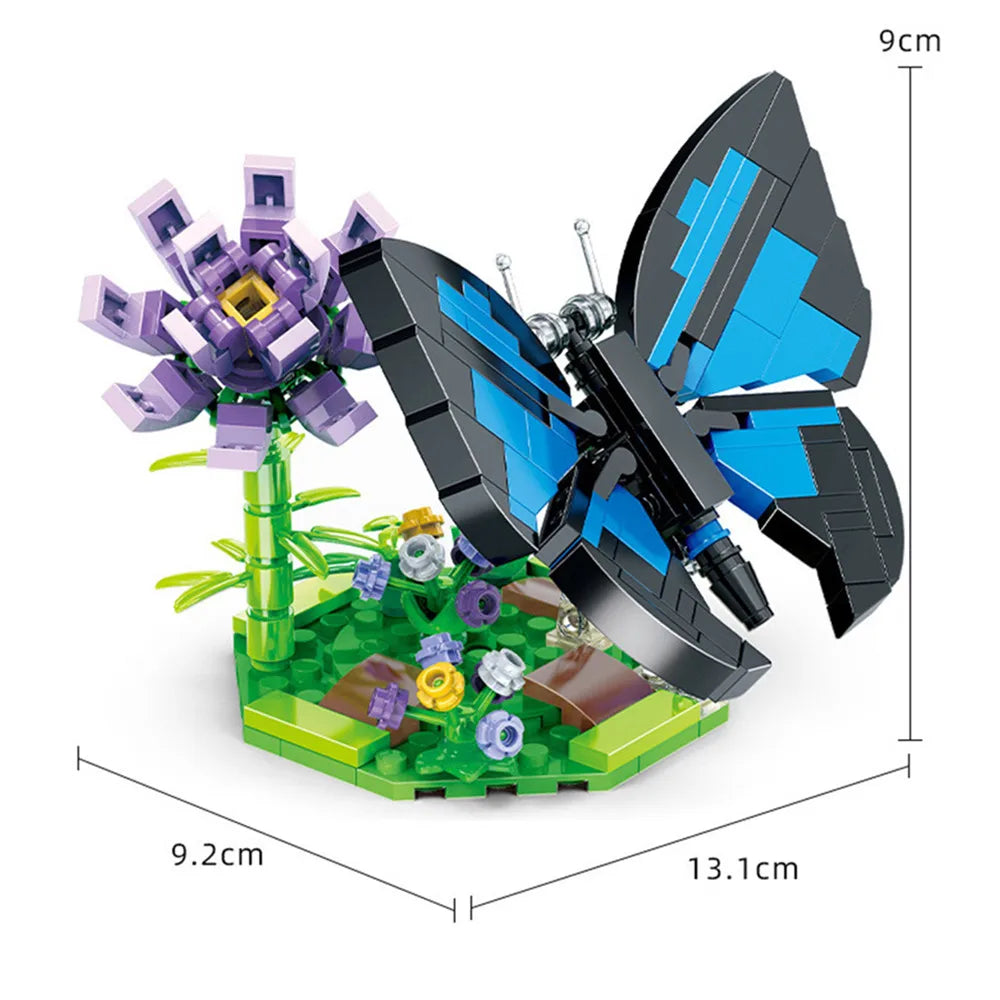 Praying Mantis Building Blocks Set – Insect Nature Diorama Toy