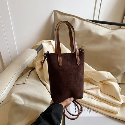 Mini Retro Crossbody Bag – PU Leather Shoulder Purse