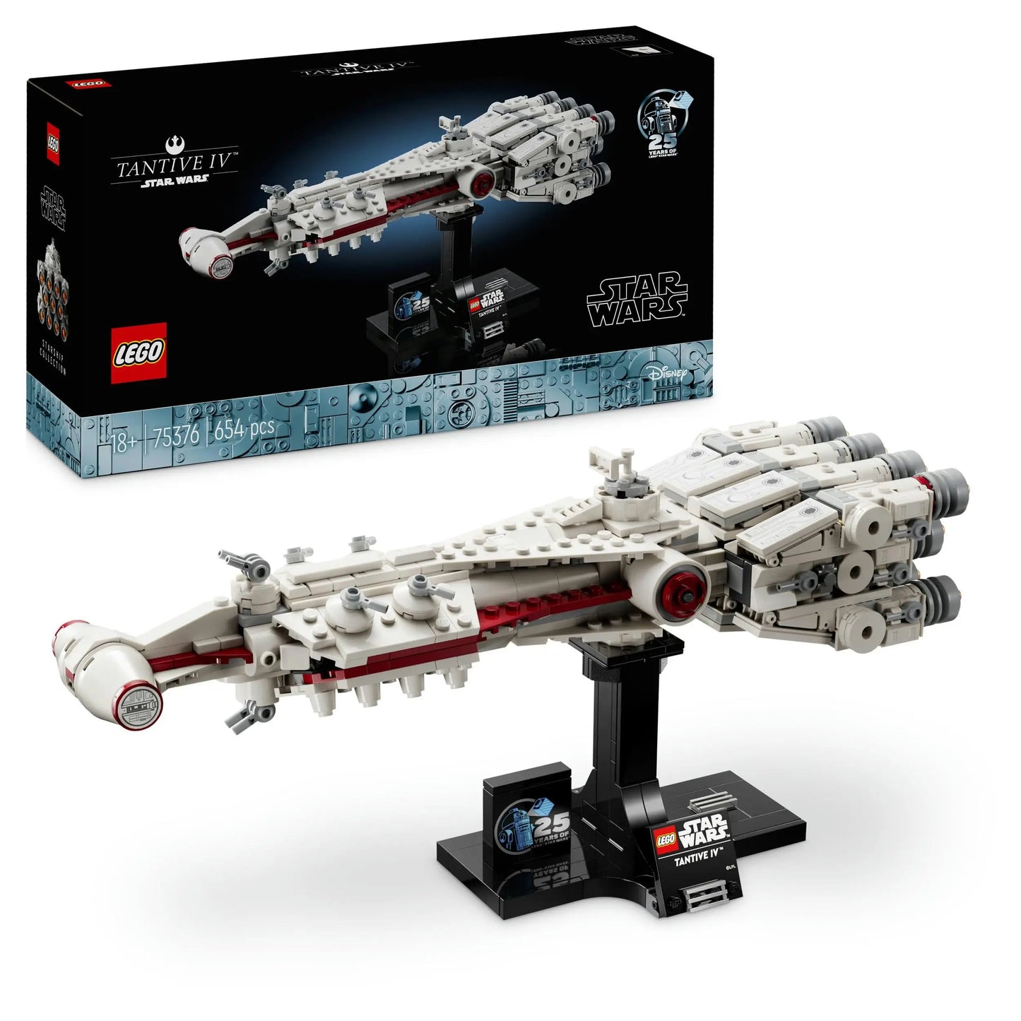 Tantive IV Star Wars Building Set 654 Pieces for Adults