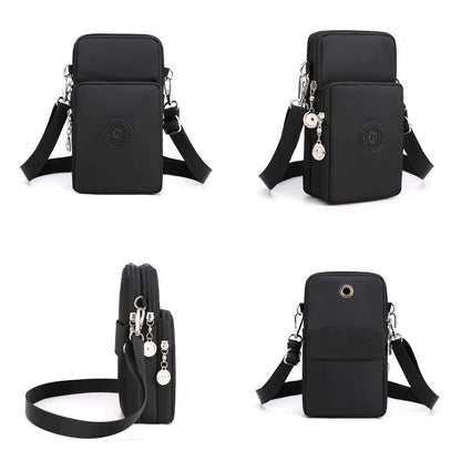 Women's Crossbody Phone Bag – Nylon Shoulder Wallet Purse