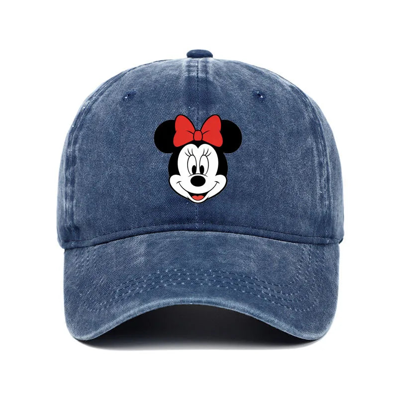 Cartoon Character Baseball Cap – Vintage Washed Unisex Hat