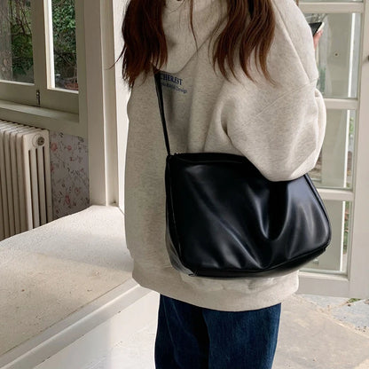 Large Capacity PU Leather Crossbody Bag for Women