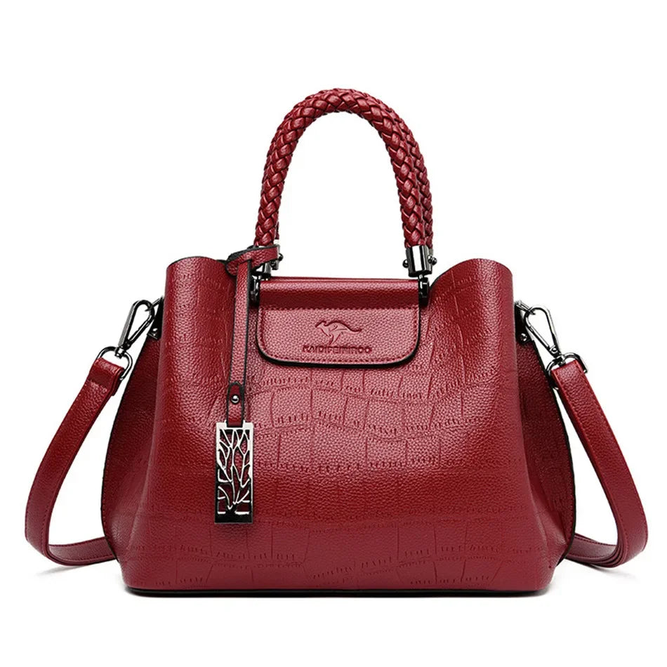 Luxury Stone Pattern Women's Handbag Crossbody Shoulder Bag