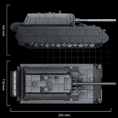 Panzer VIII Maus Heavy Tank Building Blocks MOC Set – WWII