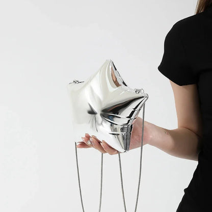 Star-Shaped Acrylic Mini Bag – Party Clutch Purse for Women
