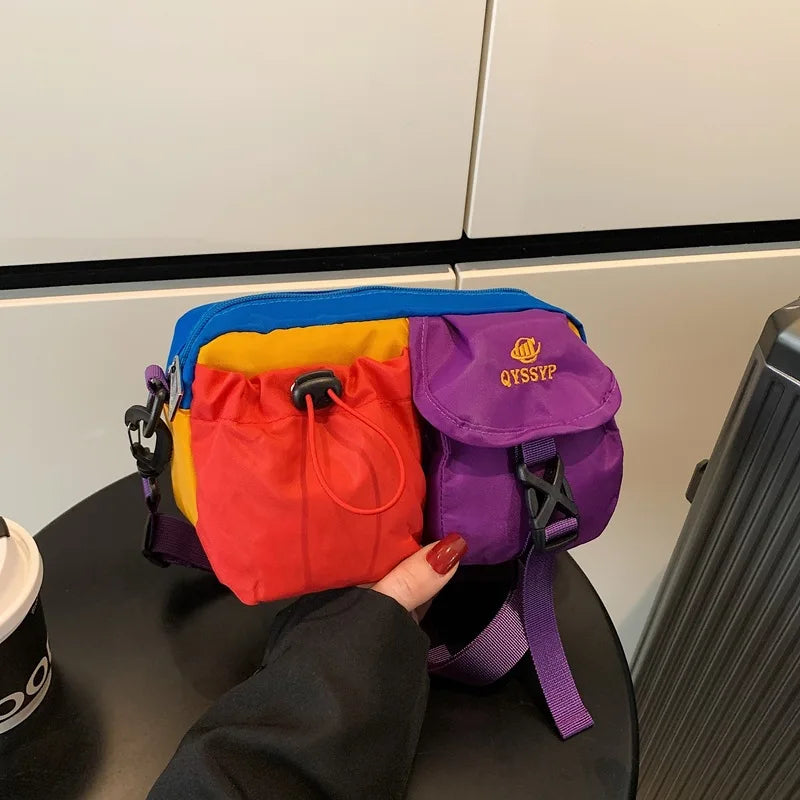 Women Crossbody Bags Multi Pocket Shoulder Casual Sporty Utility Style Comfortable Versatile Travel