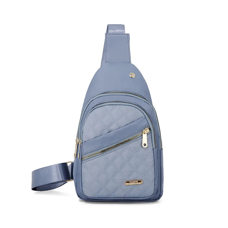 Women's Sling Chest Bag – Multi-Pocket Crossbody Shoulder Bag