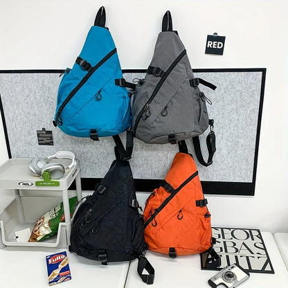 Large Capacity Sling Chest Bag – Sports Crossbody for Men & Women