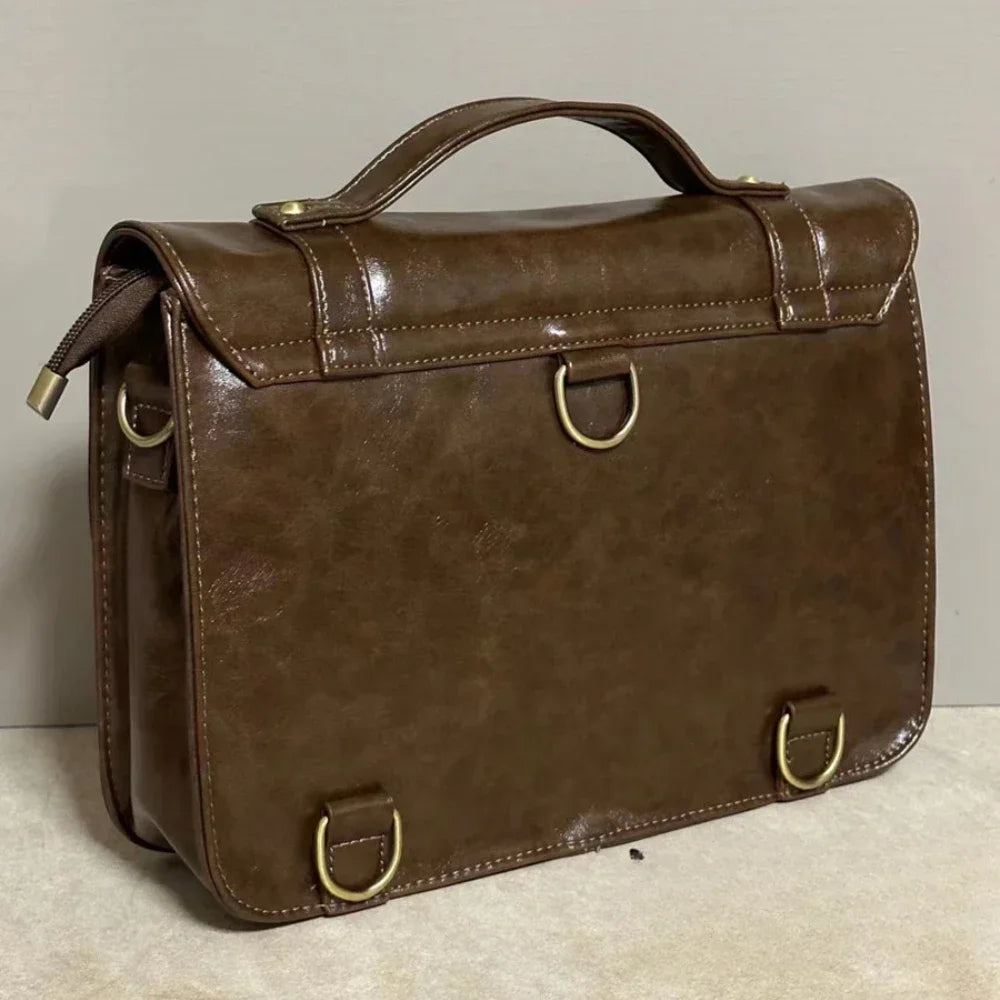 Vintage Women's Messenger Bag – Y2K Satchel Crossbody